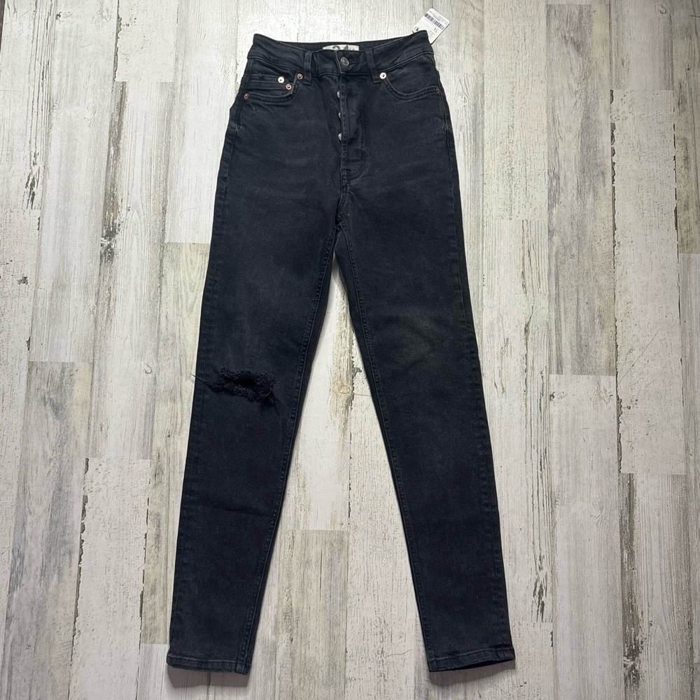 NWT Free People Distressed Knee Skinny Jeans Size 24